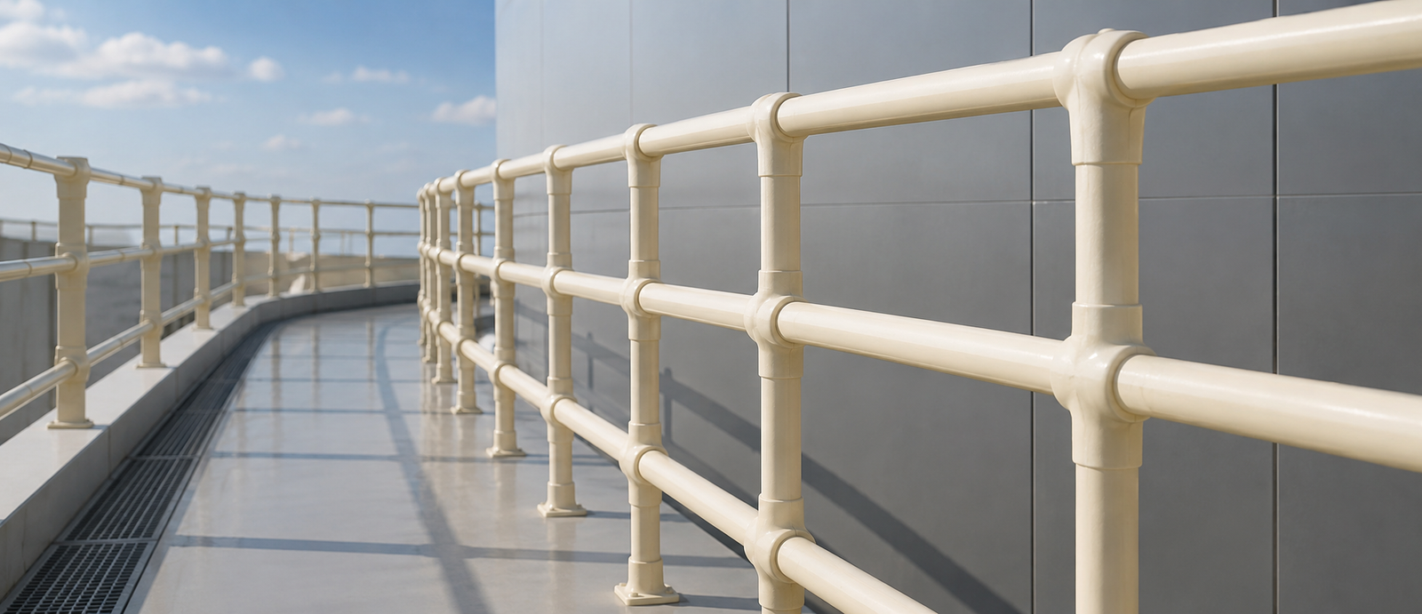 FRP Hand Rail Industrial Applications