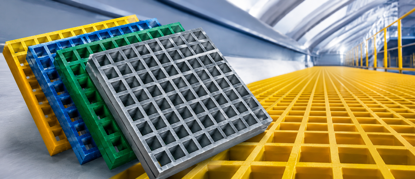 FRP Moulded Grating Industrial Applications
