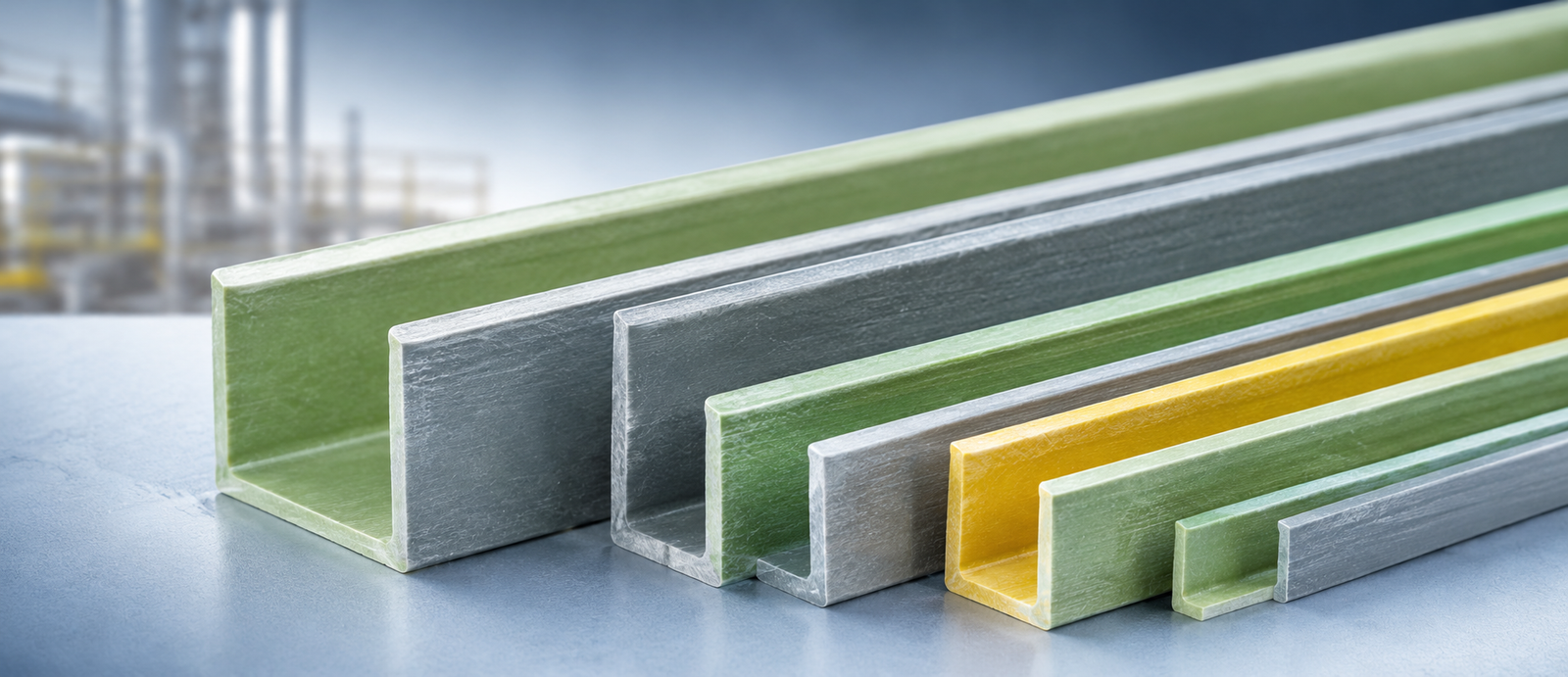 FRP Pultruded Channel Industrial Applications